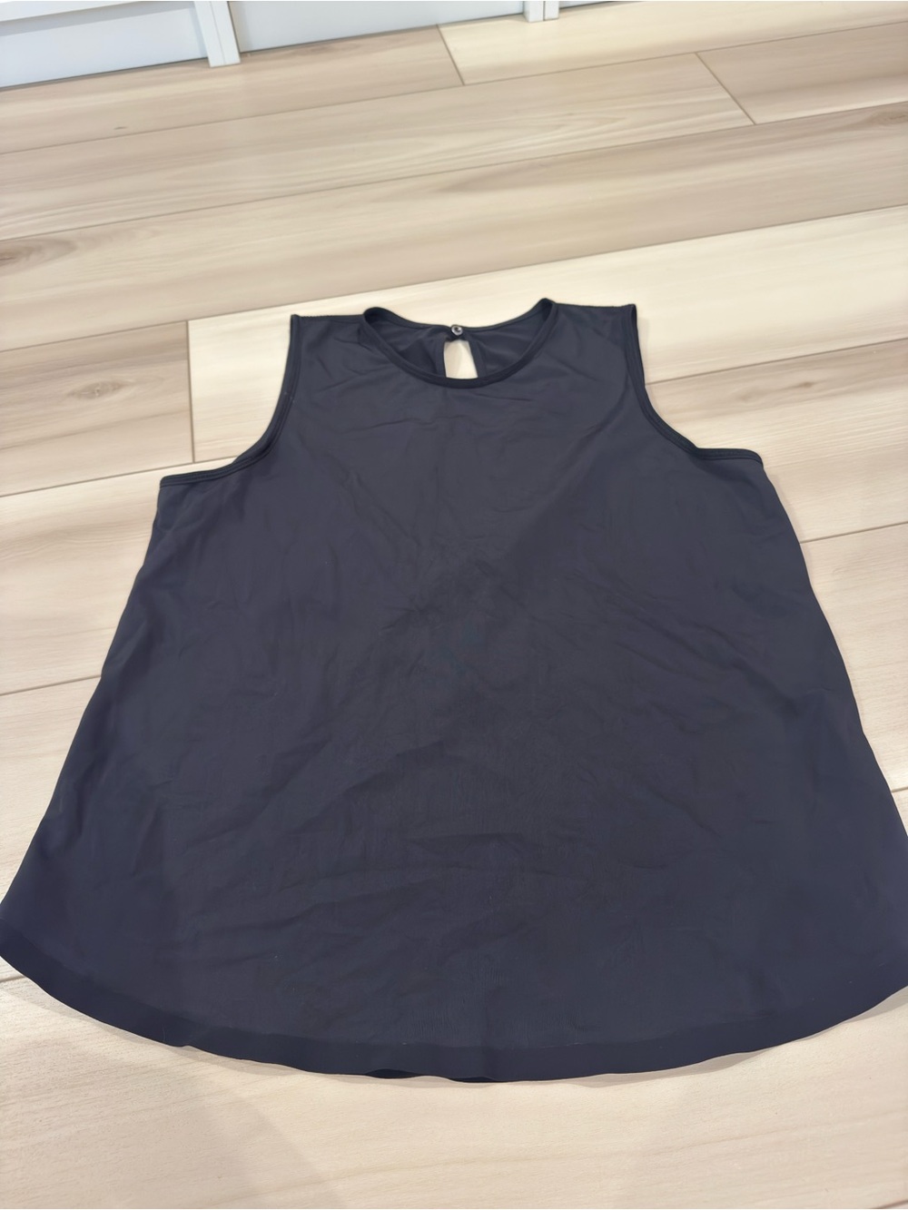 lululemon athletica Black Sleeveless Keyhole Tank